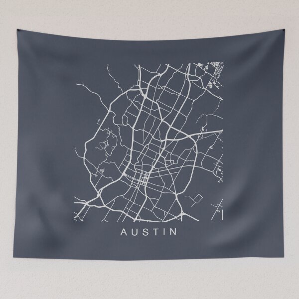 Item preview, Austin TX Minimalist City Street Map Light Design designed and sold by Andrewkgolf.