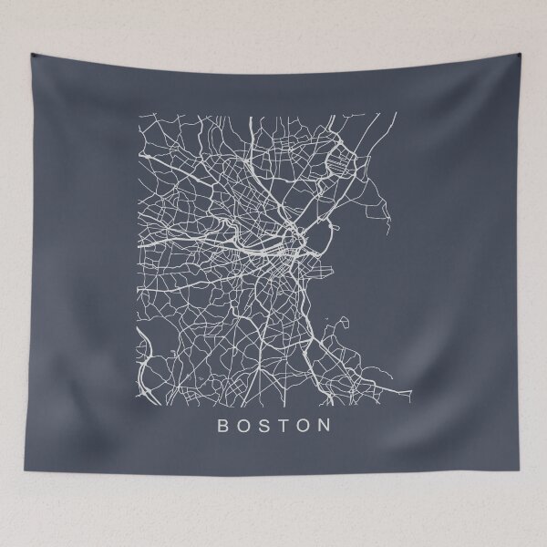 Item preview, Boston MA Minimalist City Street Map Light Design designed and sold by Andrewkgolf.