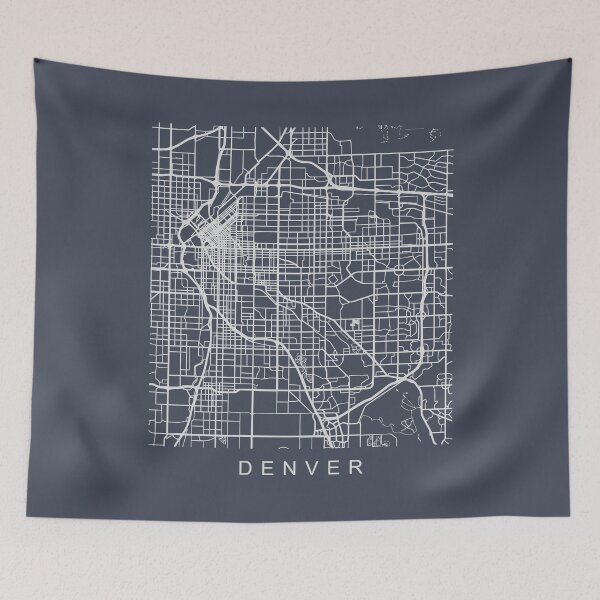 Item preview, Denver CO Minimalist City Street Map Light Design designed and sold by Andrewkgolf.