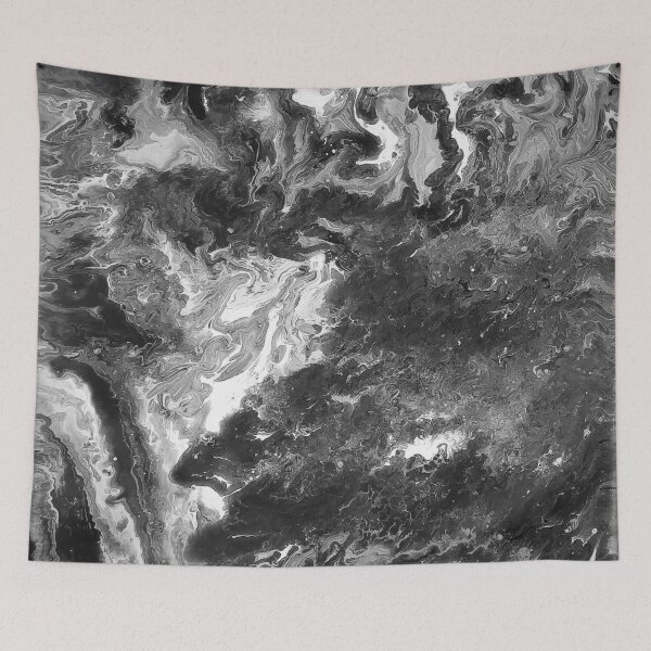 Item preview, Grayscale Pour 744 designed and sold by artbyrandaa.