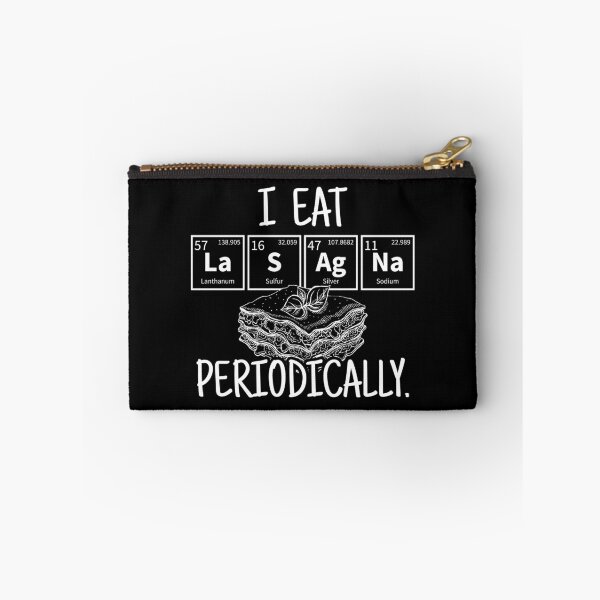 Item preview, Chemistry Pun s: I Eat Lasagna Periodically Food Fun designed and sold by festivalshirt.