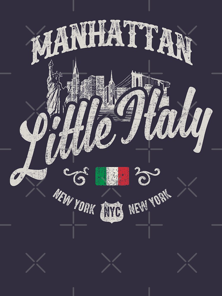 "New York Little Italy, NYC" Zipped Hoodie by CoolTees Redbubble