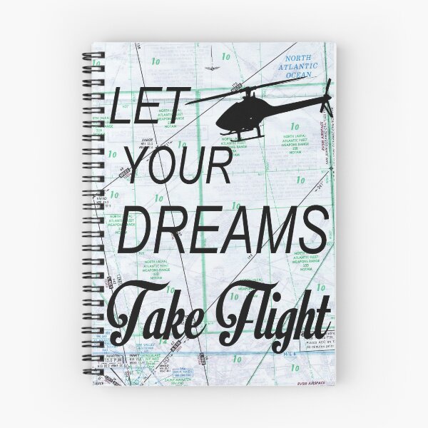 Item preview, Let Your Dreams Take Flight, Helicopter Pilot Gift designed and sold by Amelia10.