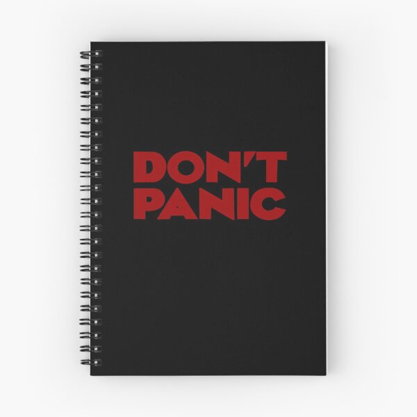 Item preview, DON'T PANIC - Hitchhiker's Guide to the Galaxy designed and sold by workshoptourist.
