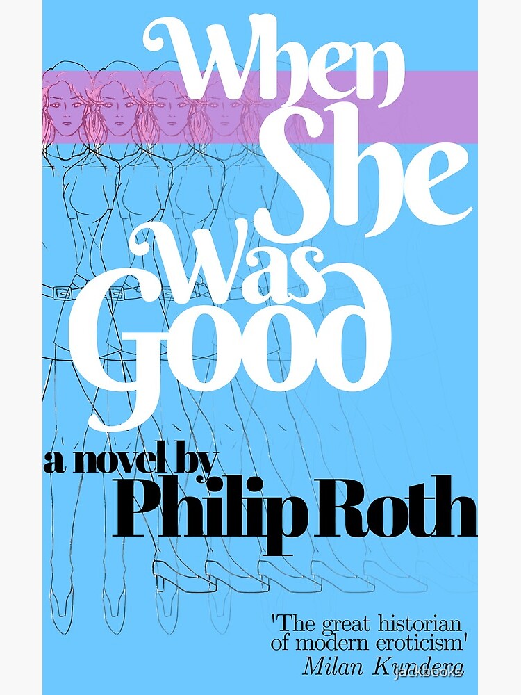 When She Was Good Book Cover Design Postcard By Jackbooks Redbubble