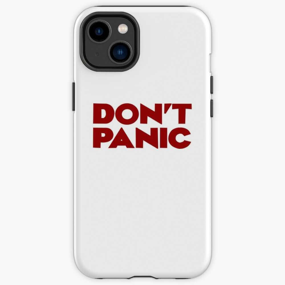 Don't Panic- HHGG iPhone Case for Sale by doomBotKV