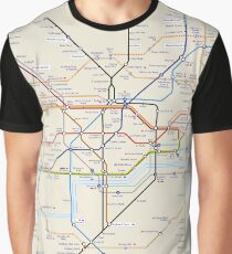 Londoner U-Bahn Grafik T-Shirt