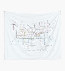 Londoner U-Bahn Wandbehang