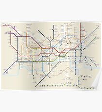 Londoner U-Bahn Poster