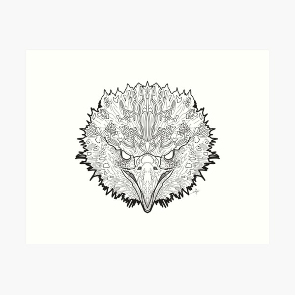 Norse Bald Eagle Art Print