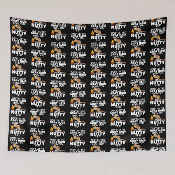 Item preview, Camping Funny Nutty Squirrel Gray Hair Hiker designed and sold by BestTrendyChoices.