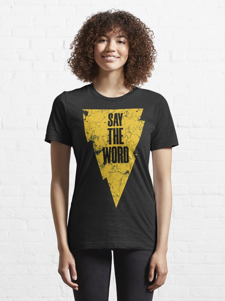 Disover Say The Word Black Adam Essential T-Shirt