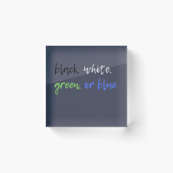 Item preview, black white green or blue  designed and sold by GrasslandDesign.