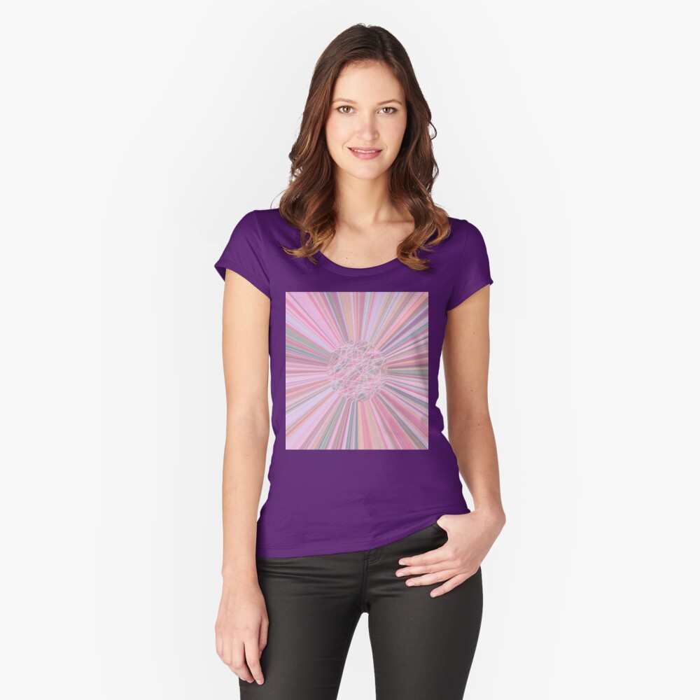 Item preview, Fitted Scoop T-Shirt designed and sold by OneDayArt.