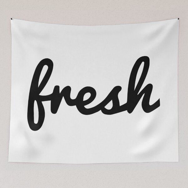 Item preview, Stay Fresh white Script designed and sold by Alpha-design.