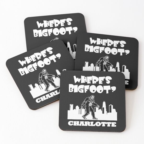 Item preview, Bigfoot in Charlotte Bigfoot gifts NC design funny gift designed and sold by BRtisticDesigns.