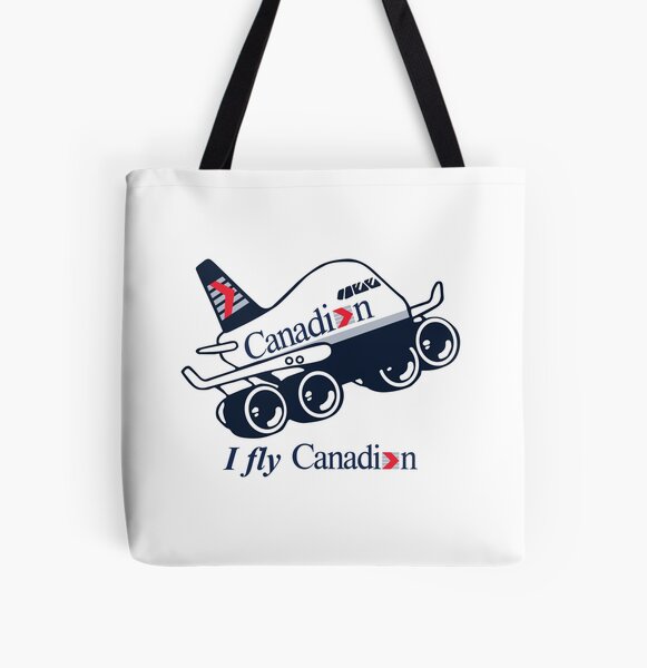 Item preview, Canadian Sticker "I Fly Canadian" designed and sold by Chloé Fortin Côté.