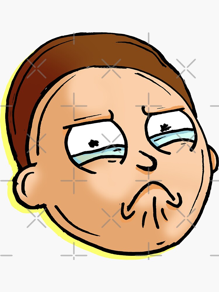 Teary Eyed Morty Smith from Rick and Morty by sketchNkustom