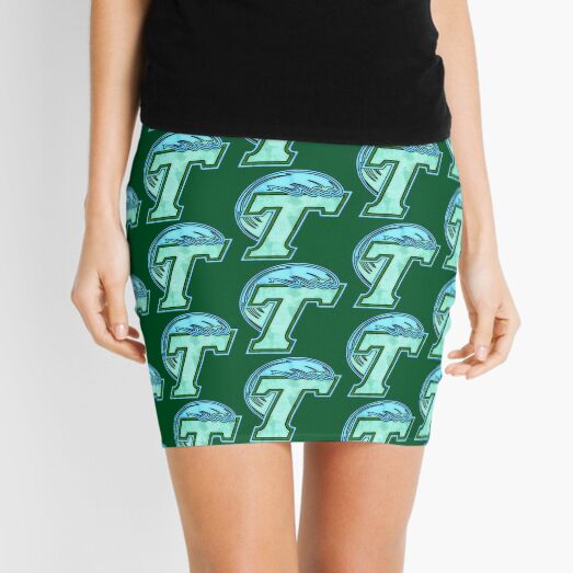 Watercolor Tulane Mini Skirt