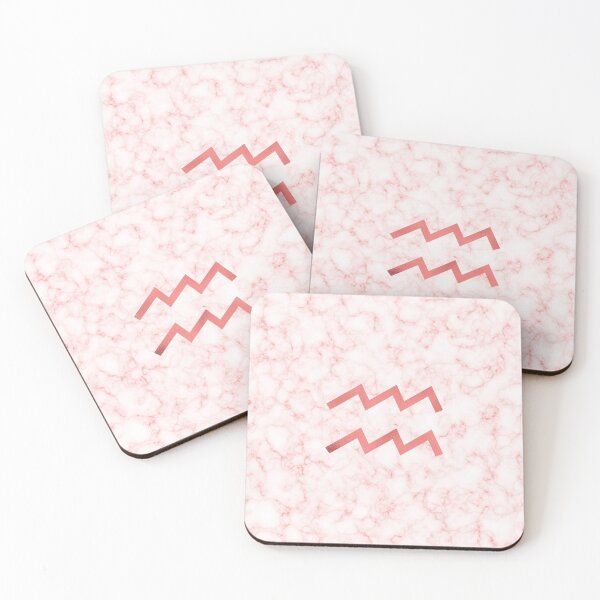 Item preview, Living Coral Marble Zodiac - Aquarius designed and sold by BiscuitSnack.