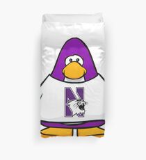 Northwestern University Club Penguin Duvet Cover