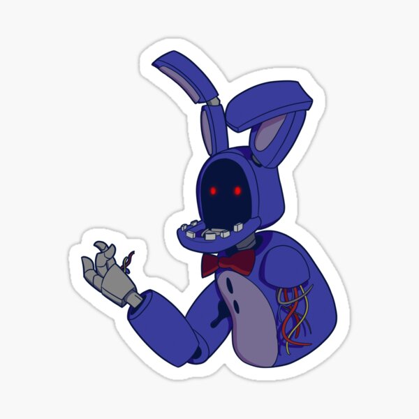 FNaF Withered Foxy Sticker for Sale by nyrofletcher