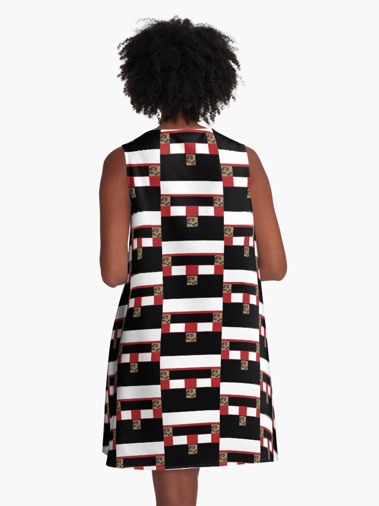 Thumbnail 3 of 4, A-Line Dress, Daimo Levito designed and sold by kinkatstyle.