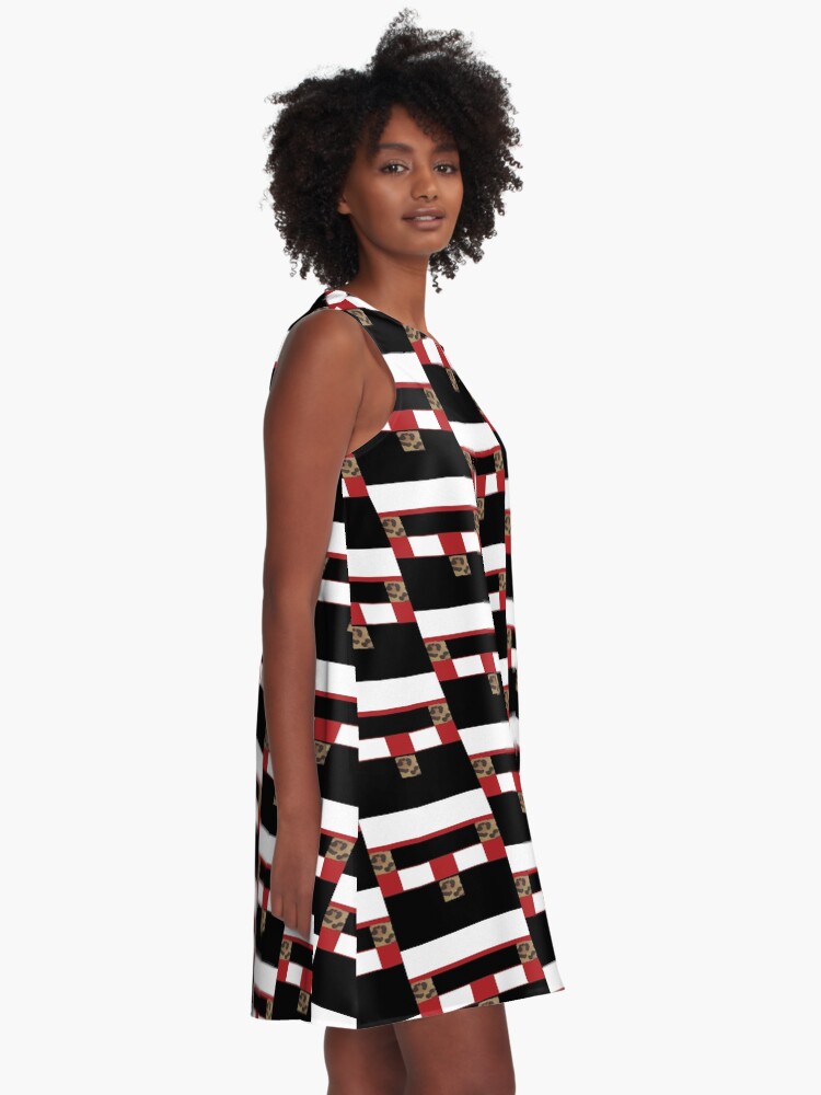 Thumbnail 2 of 4, A-Line Dress, Daimo Levito designed and sold by kinkatstyle.