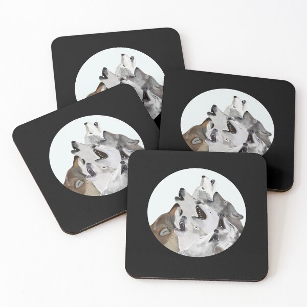 Item preview, Wolves Howling at the Moon designed and sold by Amy Hadden.