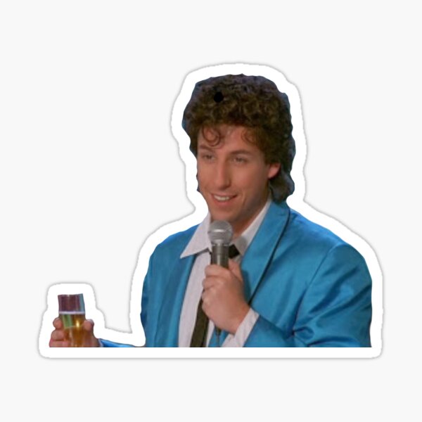 the wedding singer toast Sticker