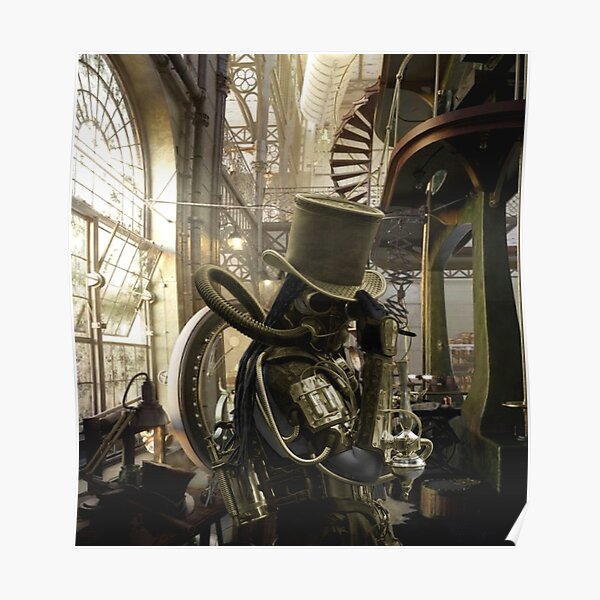My Secret Steampunk Laboratory Poster