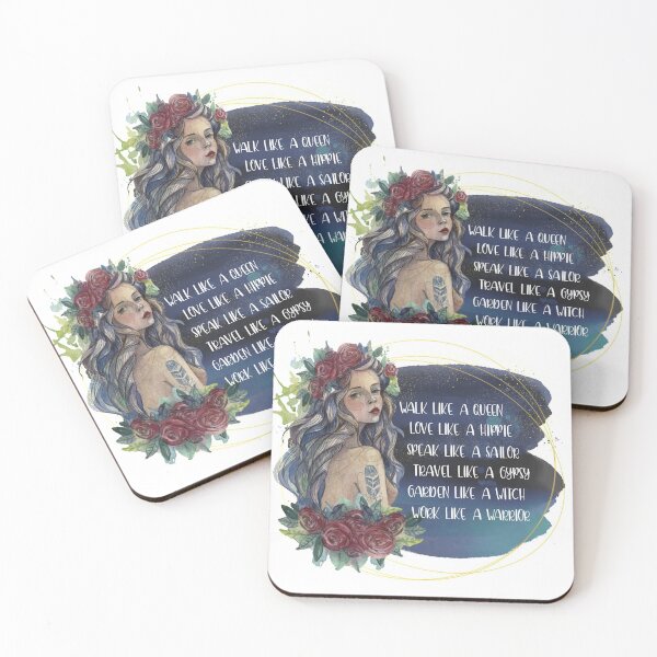 Item preview, Queen Hippie Sailor Gypsy Witch & Warrior designed and sold by Laura Lise Wong.