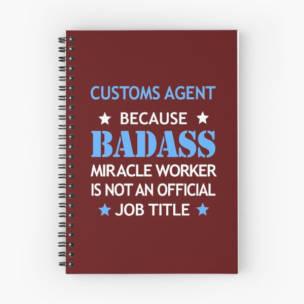 Item preview, Customs Agent Badass Funny Birthday Cool Christmas Gift designed and sold by smily-tees.