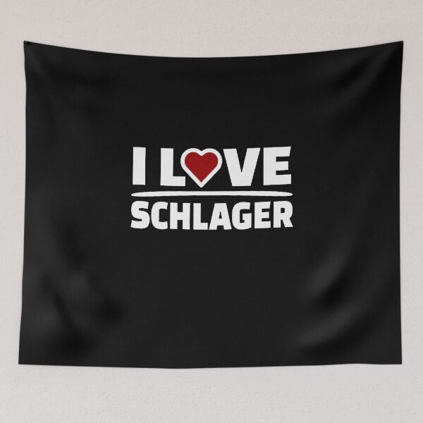 Item preview, I Love Schlager Mallorca Holiday Party Saufshirt designed and sold by Team150Designz.
