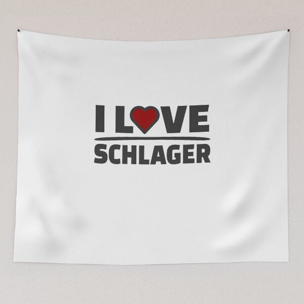 Item preview, I Love Schlager Mallorca Holiday Party Saufshirt designed and sold by Team150Designz.