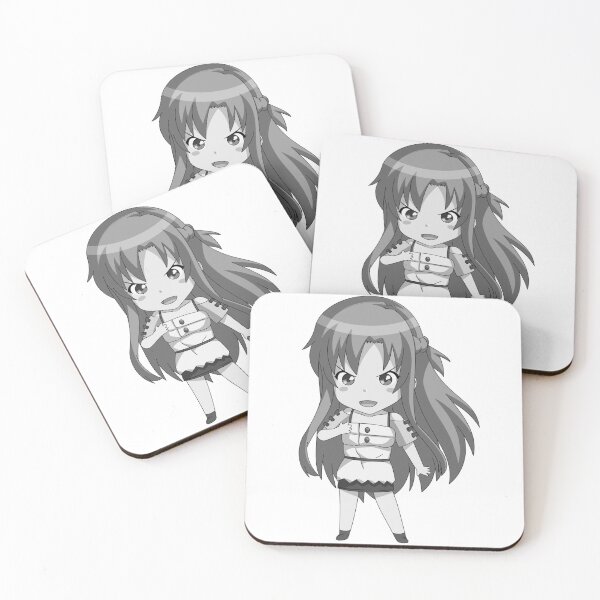 Artikelvorschau, Asuna Yuuki, Gelegenheitsver. (Chibi) (Graustufen) entworfen und verkauft von Violet Dreaming.