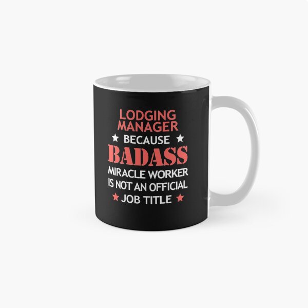 Item preview, Lodging Manager Badass Funny Birthday Cool Christmas Gift designed and sold by smily-tees.