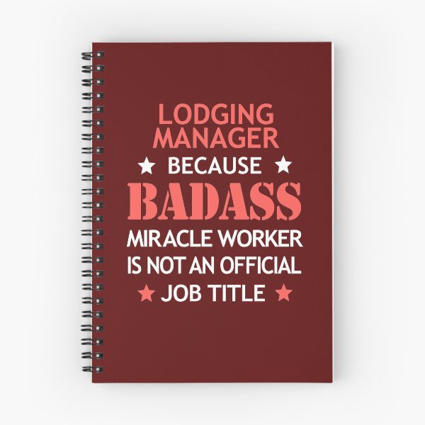 Item preview, Lodging Manager Badass Funny Birthday Cool Christmas Gift designed and sold by smily-tees.