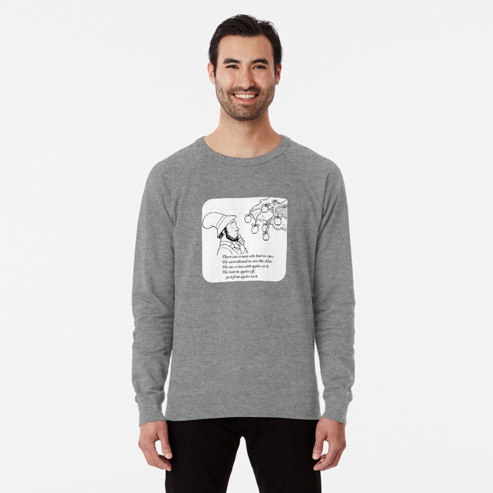 There was a Man with No Eyes... Lightweight Sweatshirt