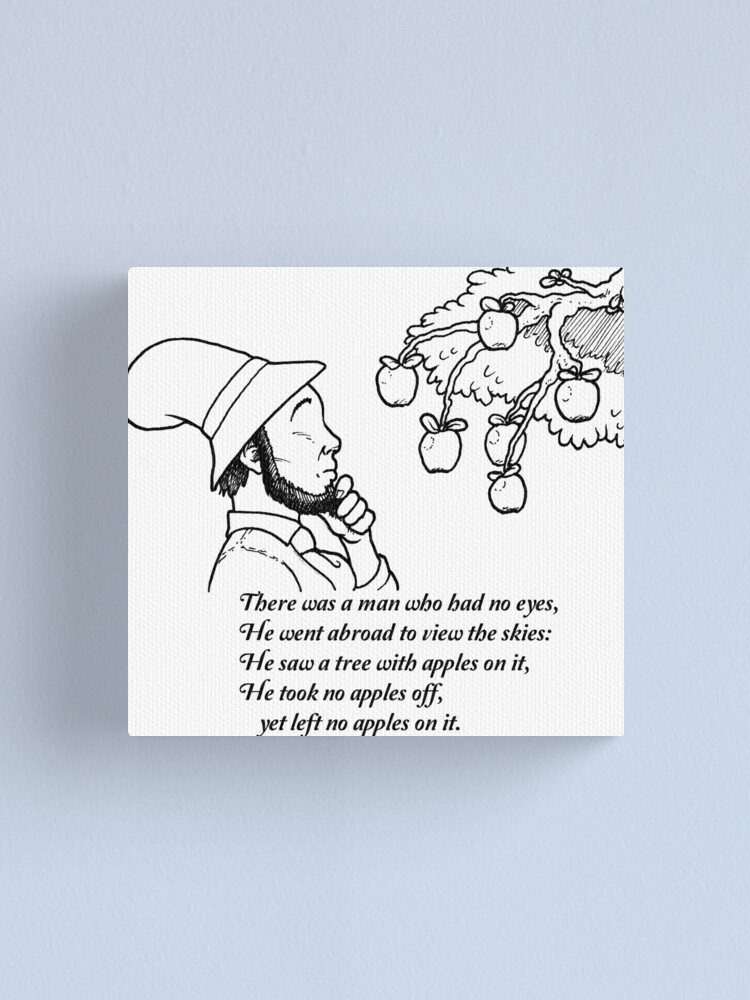 Alternate view of There was a Man with No Eyes... Canvas Print