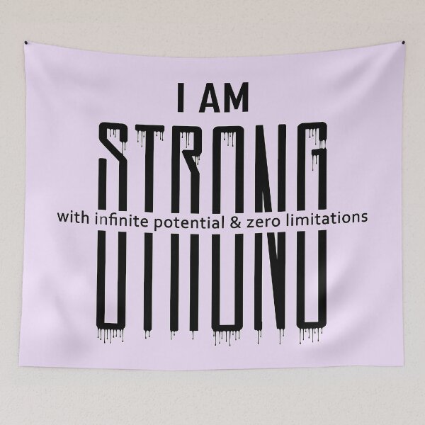 Item preview, I am Strong with Infinite Potential and Zero Limitations. designed and sold by GAIA-LV.