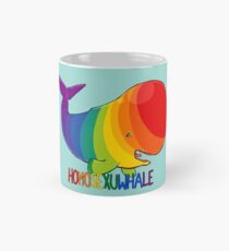 Homosexuwhale - with text Mug