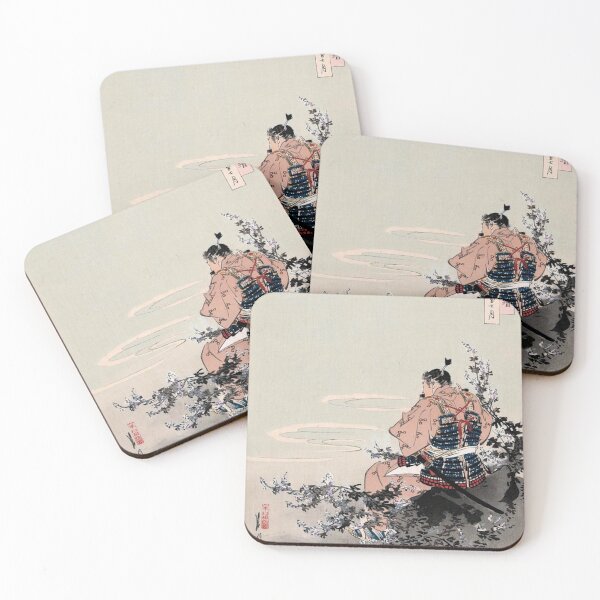 Item preview, Vintage Ukiyo-e Poster by Ogata Gekko designed and sold by ArtExpression.