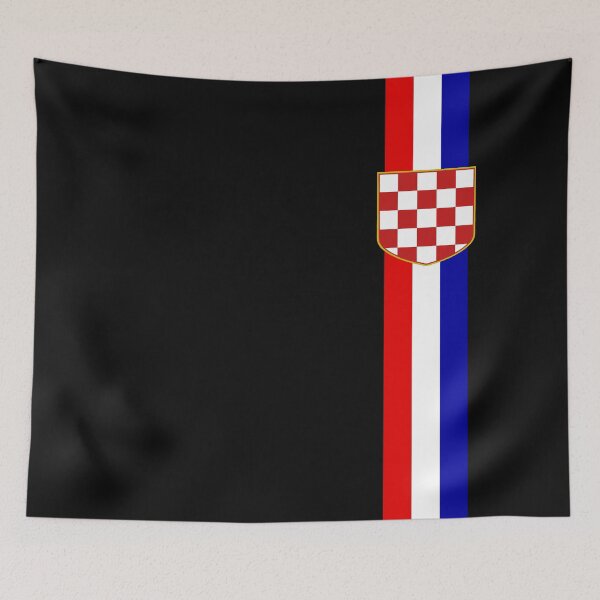 Item preview, Croatia crest with tri-colour strip Hrvatska designed and sold by Velered Designs ⚜️.