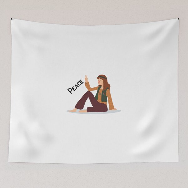 Item preview, Hippie Woman Design Peace designed and sold by KleinJenny.