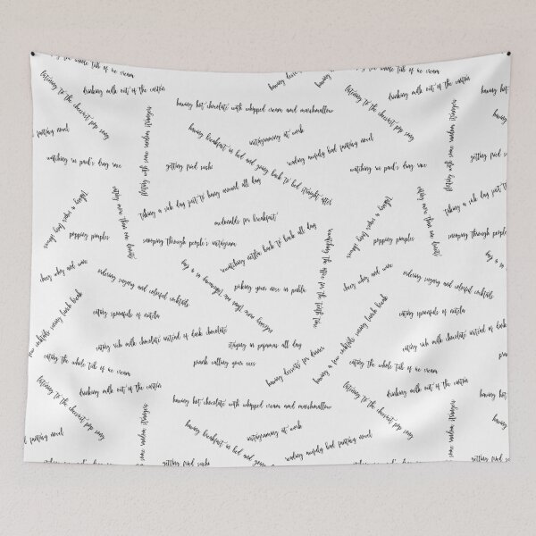 Item preview, Guilty Pleasures List designed and sold by MaplewoodMerch.