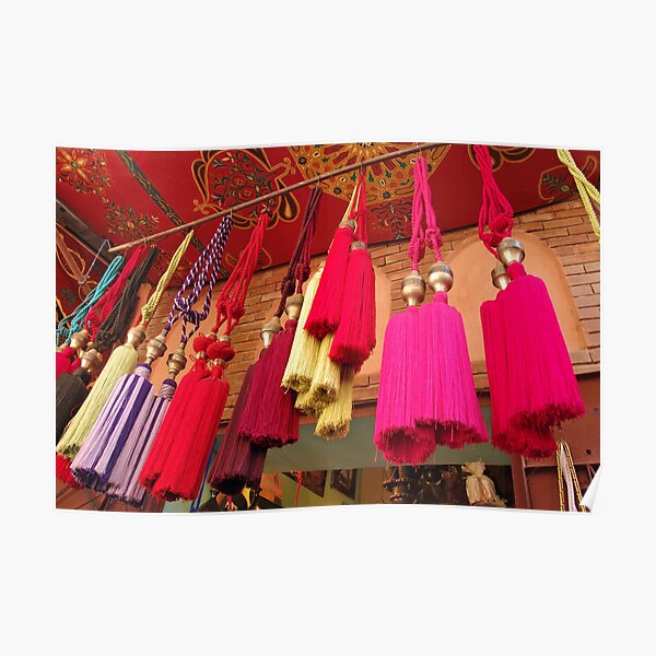 Tassels, Marrakech Poster