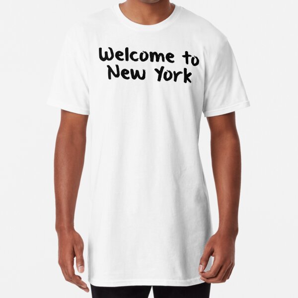 Welcome to New York Oversized Tee - White