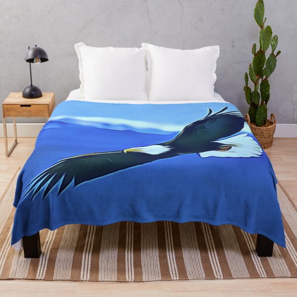 Item preview, An Eagle Flying High Above the Mountains designed and sold by Sunleil.