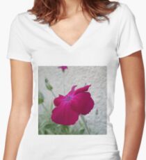 Pink Beauty Women's Fitted V-Neck T-Shirt